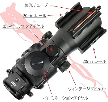 Amazon.co.jp: TA31タイプ 4倍率スコープ サイドレール付き 3